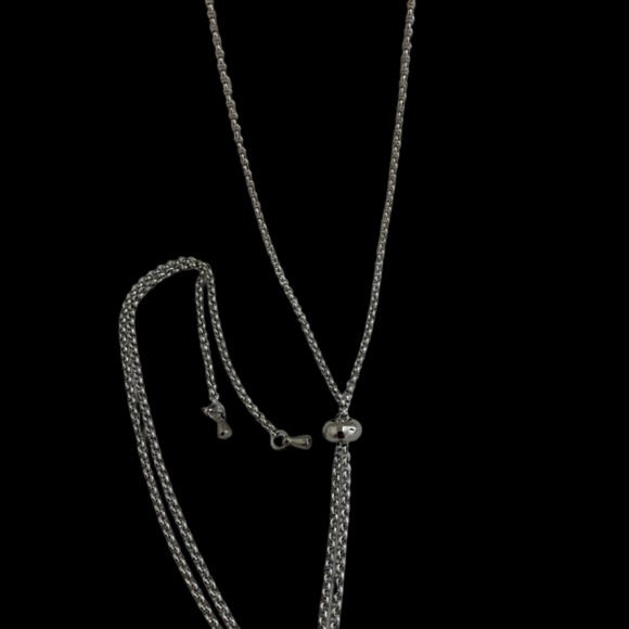 Blue and Silver Art Jewelry Set - Picture 2 of 2